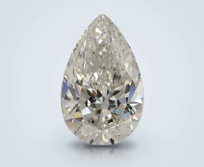 3.09ct F VS2 Rare Carat Ideal Cut Pear Lab Grown Diamond
