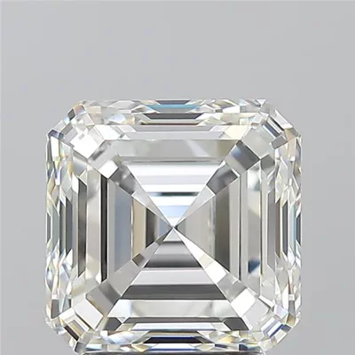 3.01ct H VVS2 Excellent Cut Asscher Diamond