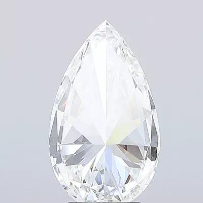 4.04ct F VS1 Rare Carat Ideal Cut Pear Lab Grown Diamond