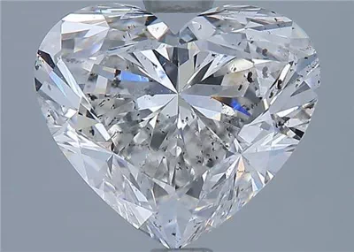 2.23ct F SI1 Rare Carat Ideal Cut Heart Diamond