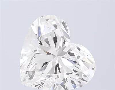 5.01ct F VS1 Rare Carat Ideal Cut Heart Lab Grown Diamond