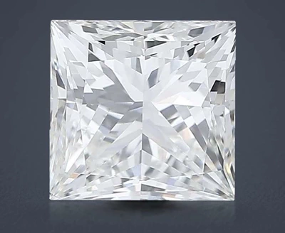 4.01ct H VS2 Rare Carat Ideal Cut Princess Lab Grown Diamond