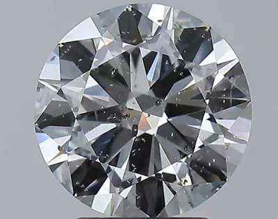 2.51ct E SI2 Rare Carat Ideal Cut Round Diamond