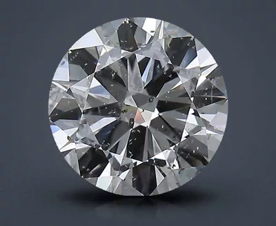 2.51ct E SI2 Rare Carat Ideal Cut Round Diamond