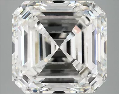 8.15ct E VVS2 Rare Carat Ideal Cut Asscher Lab Grown Diamond