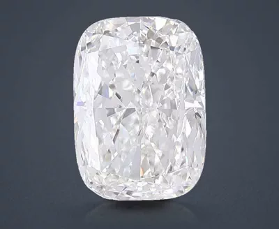 6.01ct F VVS2 Very Good Cut Cushion Lab Grown Diamond