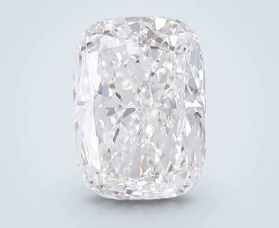 6.01ct F VVS2 Very Good Cut Cushion Lab Grown Diamond