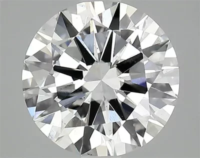3.01ct F SI1 Excellent Cut Round Lab Grown Diamond