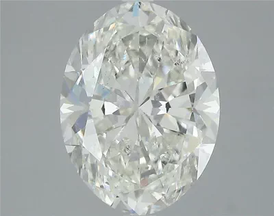 4.58ct I SI2 Rare Carat Ideal Cut Oval Diamond