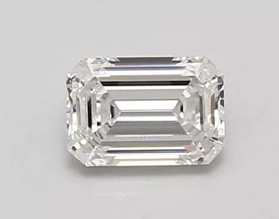 0.84ct D VVS2 Rare Carat Ideal Cut Emerald Lab Grown Diamond
