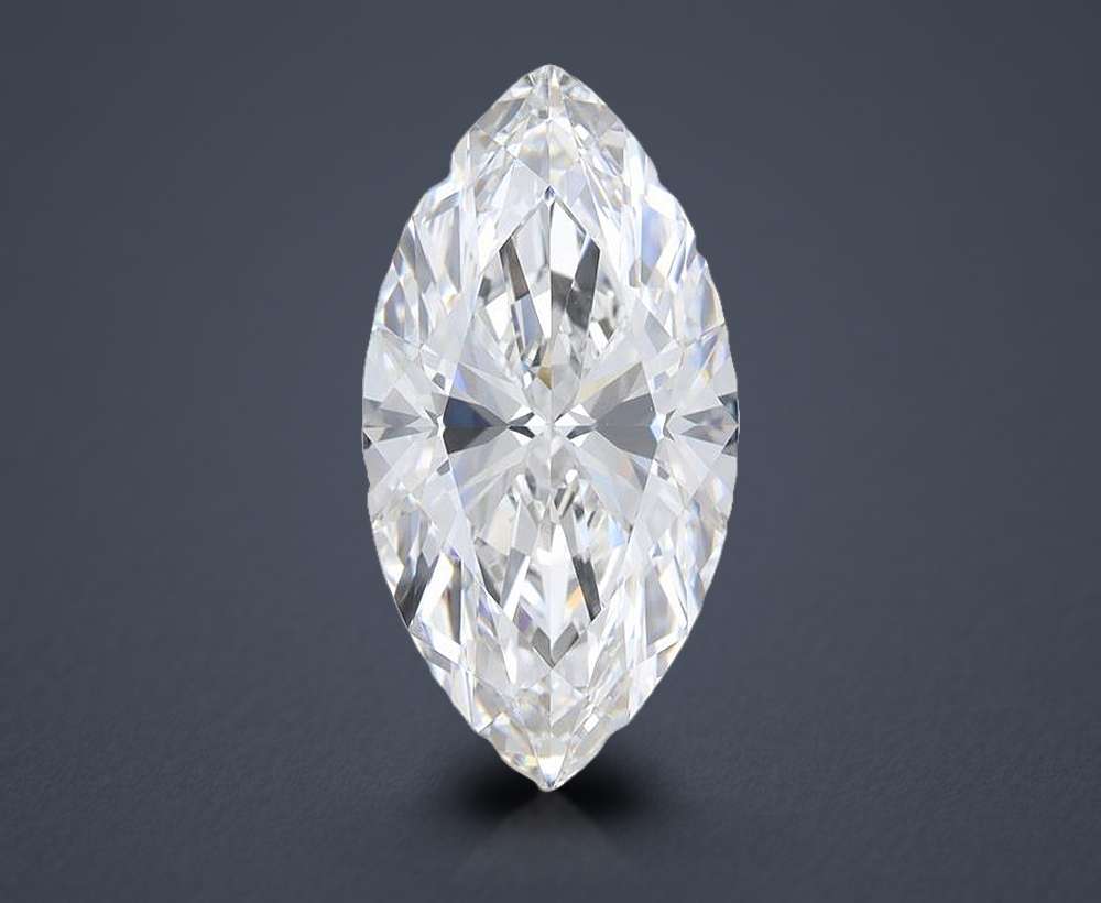 6.21ct F VVS2 Rare Carat Ideal Cut Marquise Lab Grown Diamond