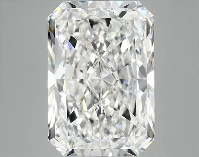 10.38ct F VVS2 Rare Carat Ideal Cut Radiant Lab Grown Diamond