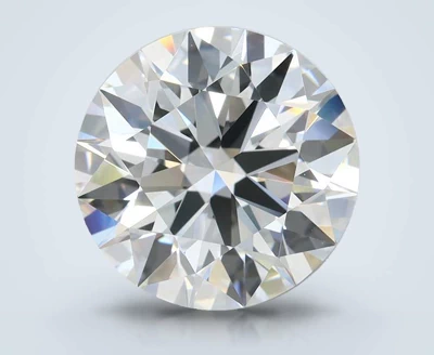 4.06ct D FL Rare Carat Ideal Cut Round Lab Grown Diamond