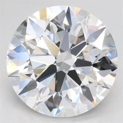 3.40ct D VVS2 Rare Carat Ideal Cut Round Lab Grown Diamond