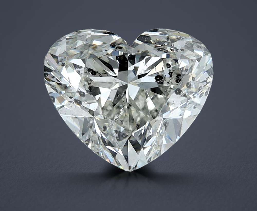 2.01ct H SI2 Rare Carat Ideal Cut Heart Diamond