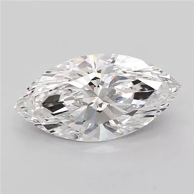 3.05ct E VS1 Rare Carat Ideal Cut Marquise Lab Grown Diamond
