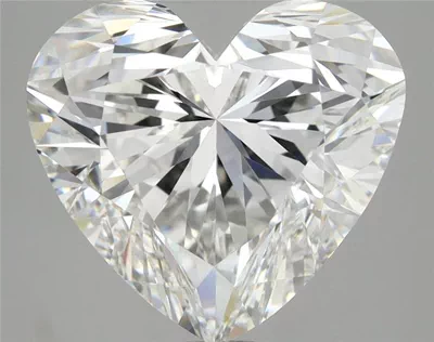 6.08ct E VVS2 Rare Carat Ideal Cut Heart Lab Grown Diamond