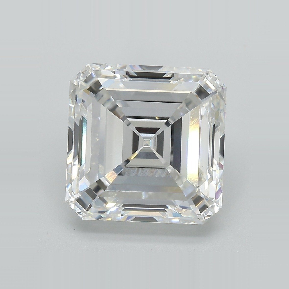 10.21ct F VVS2 Very Good Cut Asscher Lab Grown Diamond