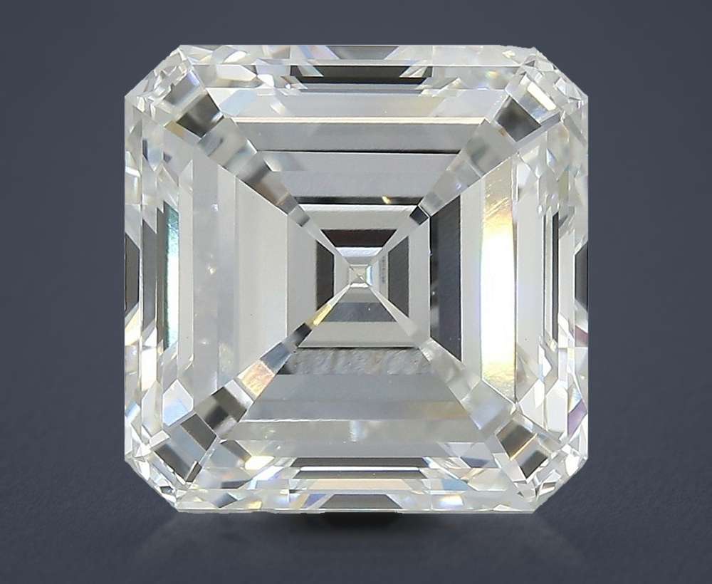 10.21ct F VVS2 Very Good Cut Asscher Lab Grown Diamond