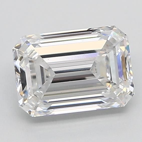 1.55ct E VS1 Rare Carat Ideal Cut Emerald Lab Grown Diamond