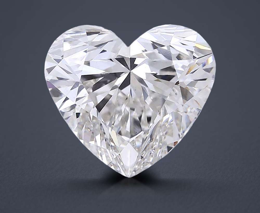 7.06ct G VS1 Rare Carat Ideal Cut Heart Lab Grown Diamond