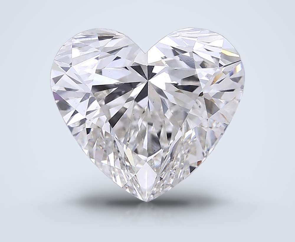 7.06ct G VS1 Rare Carat Ideal Cut Heart Lab Grown Diamond