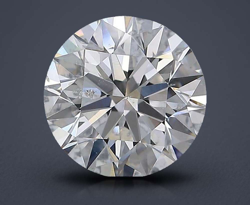 2.50ct E SI2 Rare Carat Ideal Cut Round Diamond