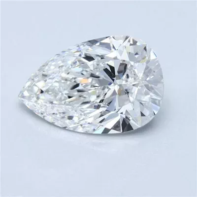 1.00ct D IF Rare Carat Ideal Cut Pear Diamond