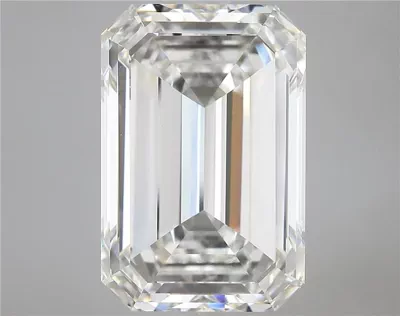 15.11ct G VVS2 Very Good Cut Emerald Lab Grown Diamond