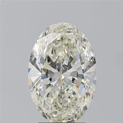 3.05ct K VS2 Rare Carat Ideal Cut Oval Diamond