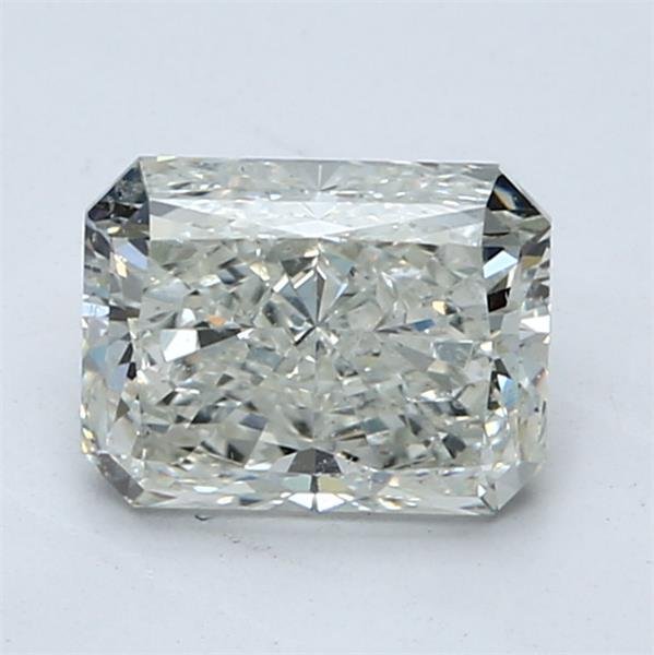 1.53ct J SI2 Rare Carat Ideal Cut Radiant Diamond