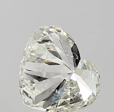 2.51ct K SI2 Rare Carat Ideal Cut Heart Diamond