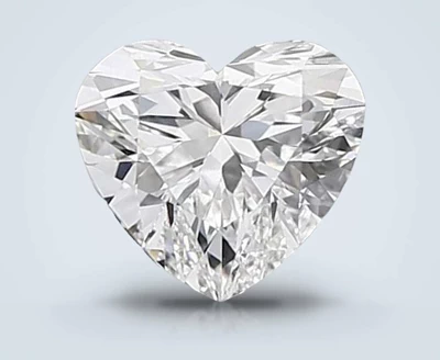 1.06ct D VVS2 Rare Carat Ideal Cut Heart Lab Grown Diamond