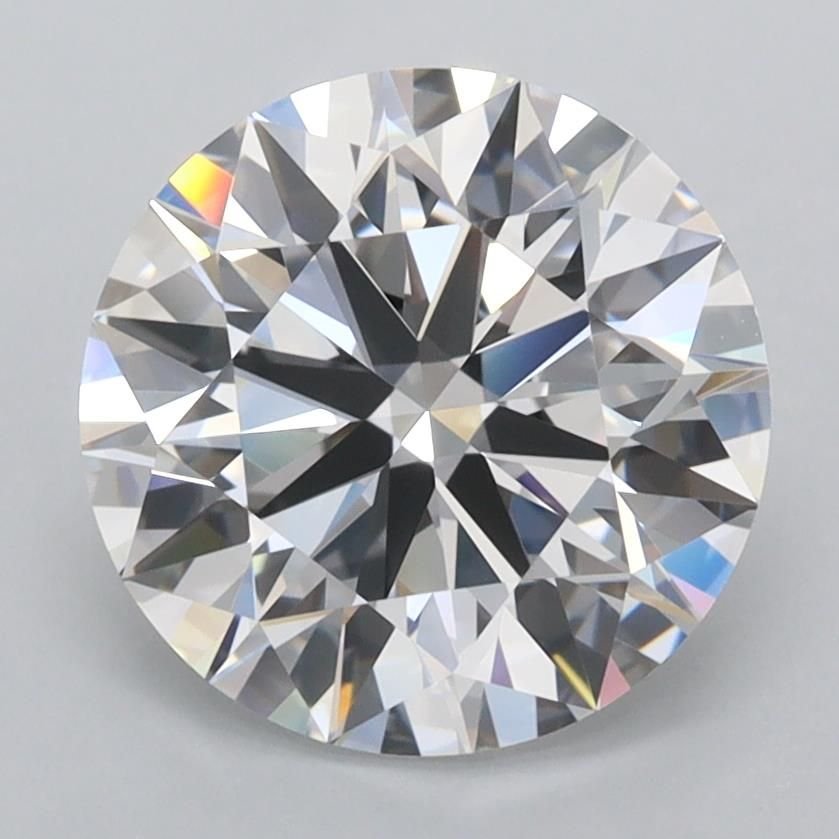 3.03ct D FL Rare Carat Ideal Cut Round Lab Grown Diamond