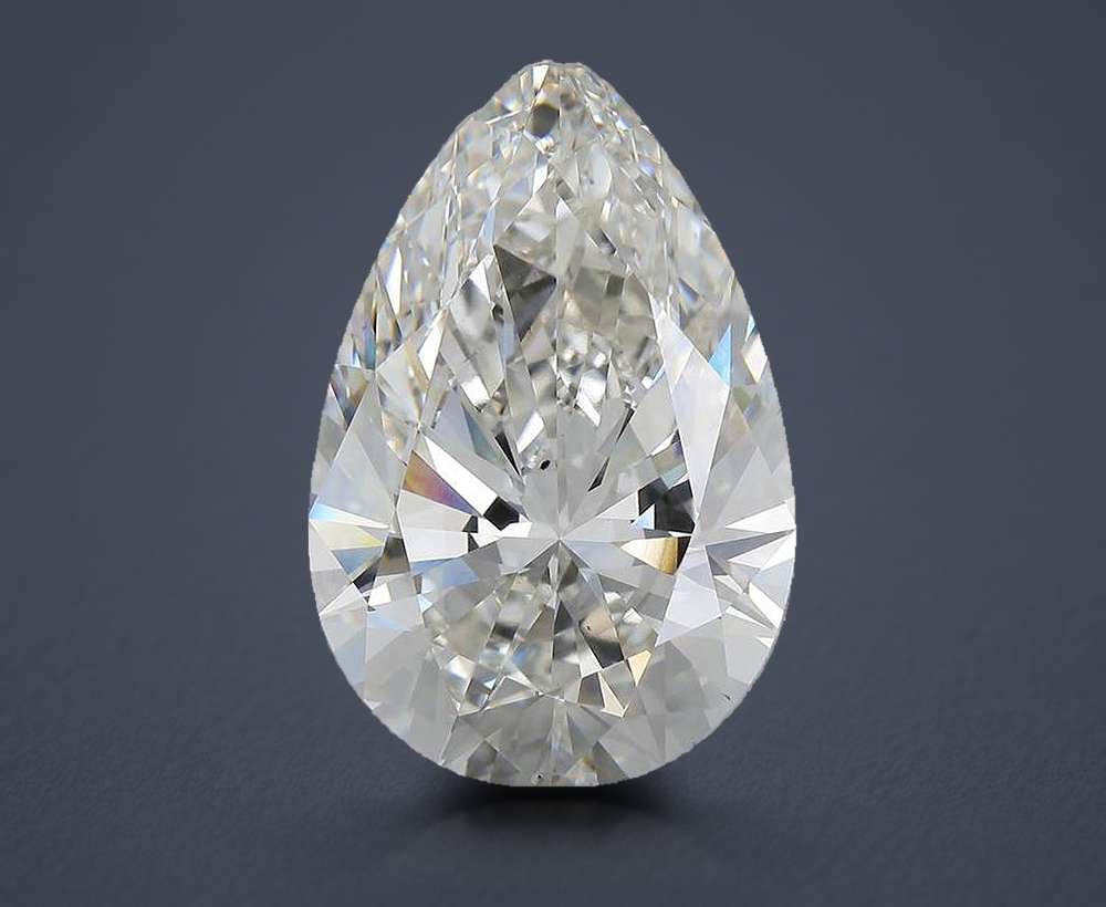 18.75ct G VS2 Rare Carat Ideal Cut Pear Lab Grown Diamond