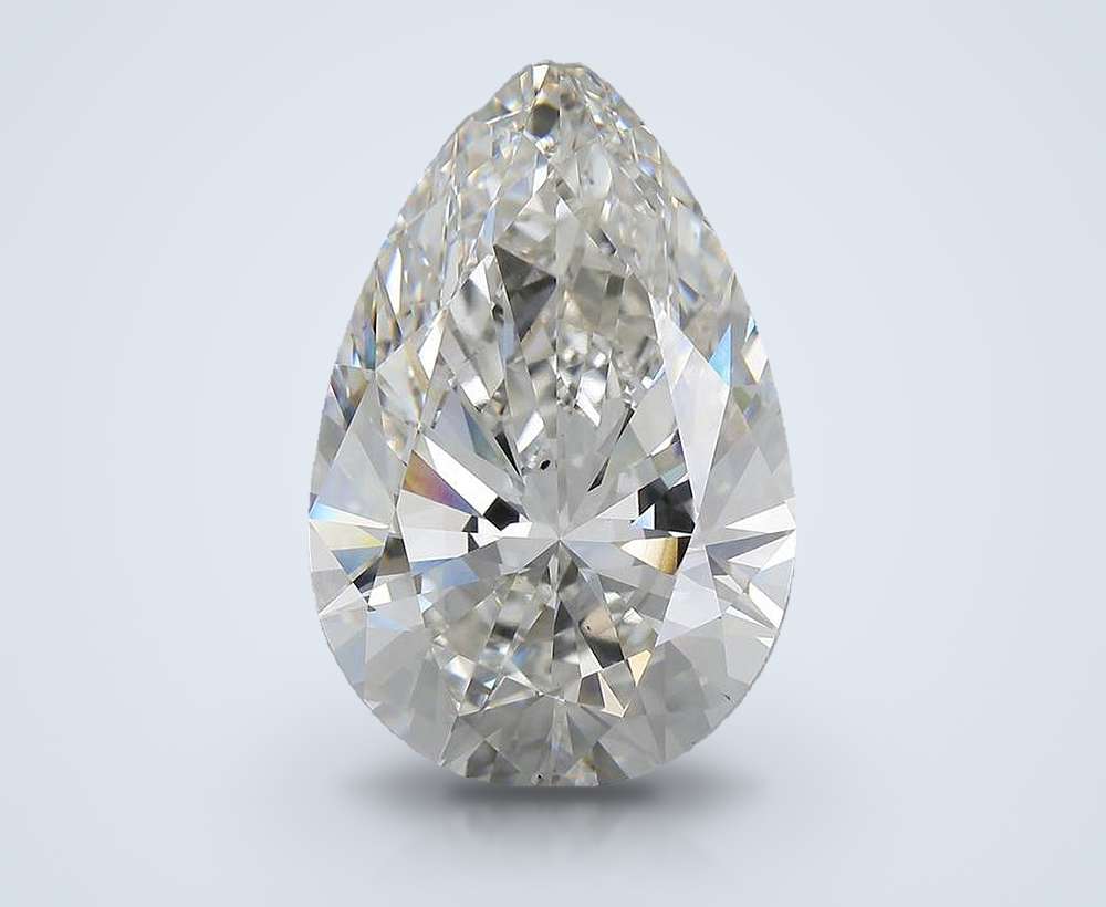 18.75ct G VS2 Rare Carat Ideal Cut Pear Lab Grown Diamond