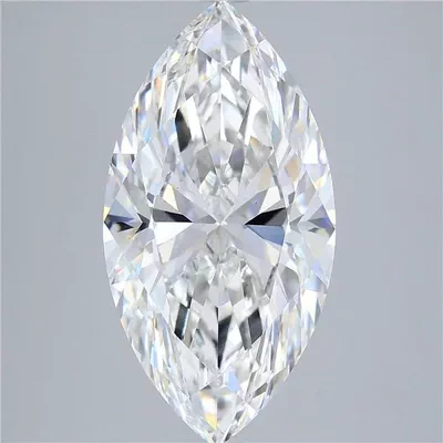 6.50ct F VS1 Rare Carat Ideal Cut Marquise Lab Grown Diamond