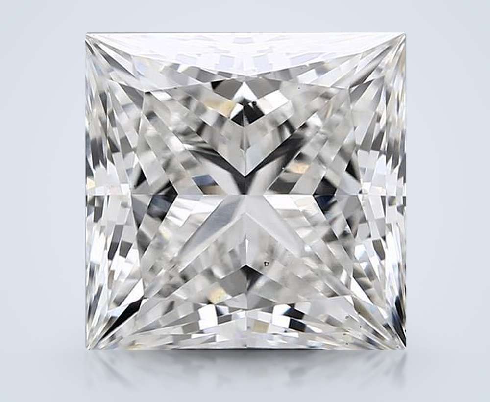 6.51ct G VS1 Rare Carat Ideal Cut Princess Lab Grown Diamond
