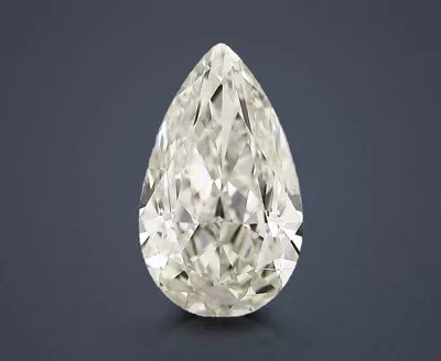 5.01ct J SI1 Rare Carat Ideal Cut Pear Diamond