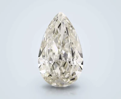 5.01ct J SI1 Rare Carat Ideal Cut Pear Diamond