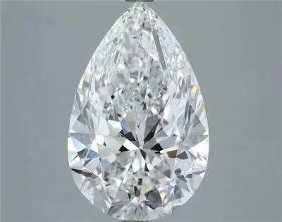 6.03ct D VS1 Very Good Cut Pear Diamond