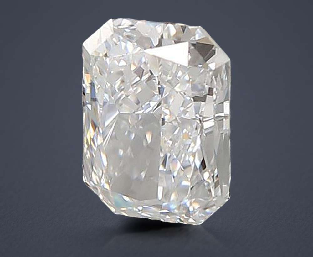 0.99ct D VS1 Rare Carat Ideal Cut Radiant Lab Grown Diamond