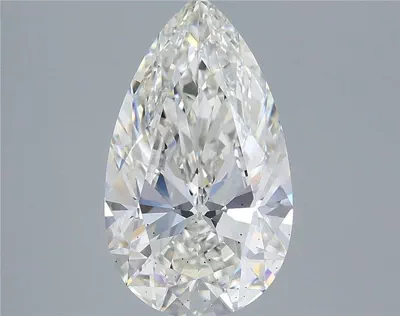 3.00ct H VS2 Rare Carat Ideal Cut Pear Lab Grown Diamond