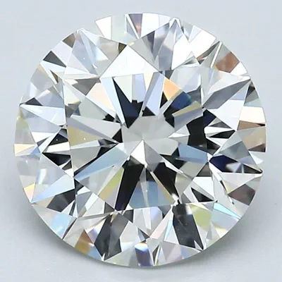 3.28ct J VS1 Rare Carat Ideal Cut Round Diamond