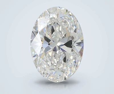 5.39ct F VVS2 Rare Carat Ideal Cut Oval Lab Grown Diamond