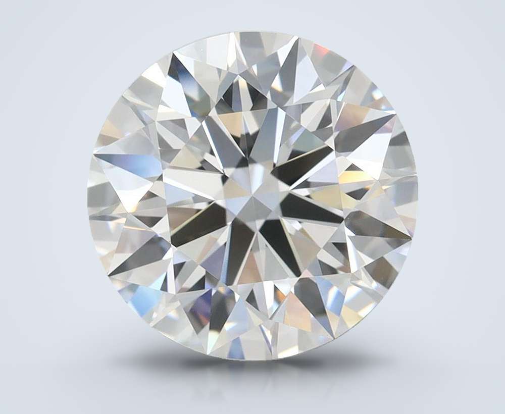 3.42ct D FL Rare Carat Ideal Cut Round Lab Grown Diamond