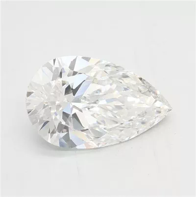 1.71ct F VS1 Rare Carat Ideal Cut Pear Lab Grown Diamond