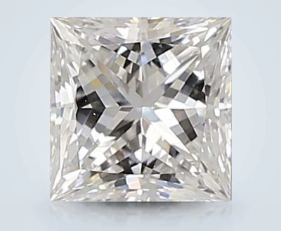 0.93ct D VVS2 Rare Carat Ideal Cut Princess Lab Grown Diamond