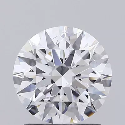1.70ct D SI2 Rare Carat Ideal Cut Round Lab Grown Diamond