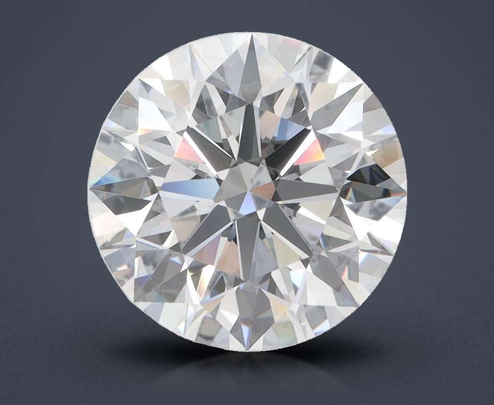 4.06ct D FL Rare Carat Ideal Cut Round Lab Grown Diamond